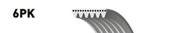 Gates 6PK2143