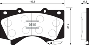 Sangsin brake SP1381