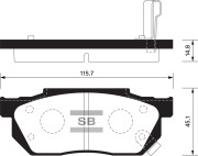 Sangsin brake SP1462